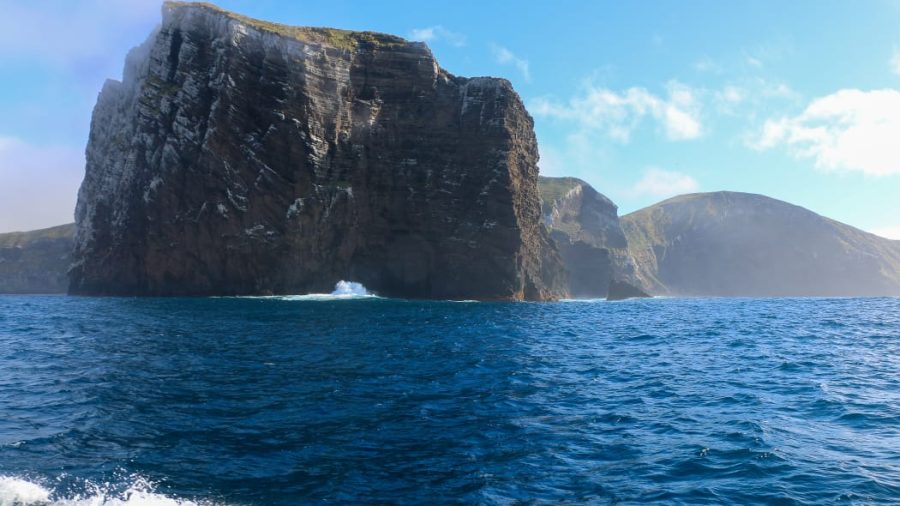 The main Antipodes Island. Photo / Claire Concannon / RNZ