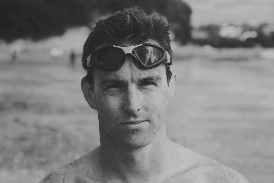 Ridler's 33 hour swim aimed to inspire urgent action to protect and restore the health of the Hauraki Gulf. Photo via facebook.com/jono.ridler