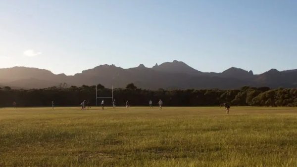 The field at the local sports club is privately owned and depend on the Local Board to assist with funding. Photo / GreatBarrier.co.nz