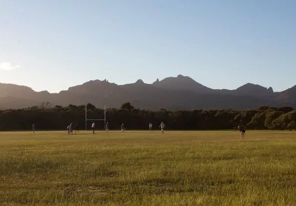 The field at the local sports club is privately owned and depend on the Local Board to assist with funding. Photo / GreatBarrier.co.nz