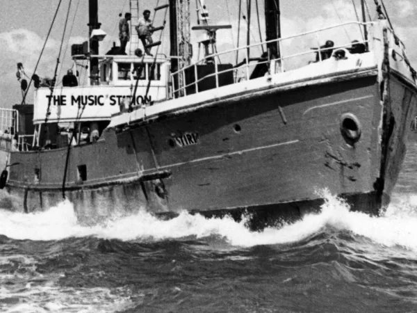 The boat Tiri, once the beating heart of Radio Hauraki and the centre of a political and media storm of the swinging sixties. Photo / NZME