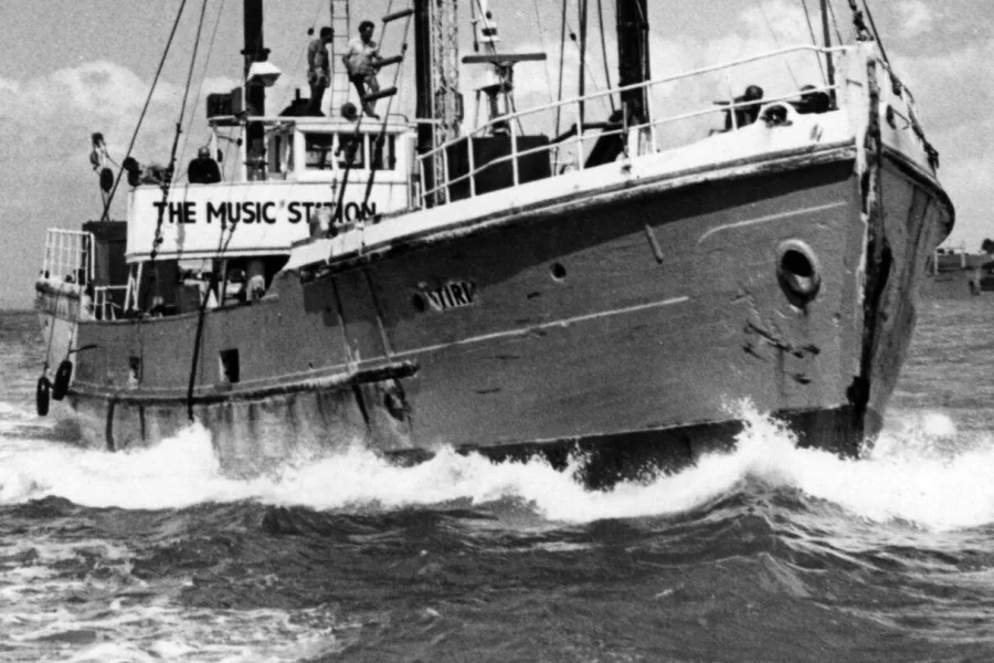 The boat Tiri, once the beating heart of Radio Hauraki and the centre of a political and media storm of the swinging sixties. Photo / NZME