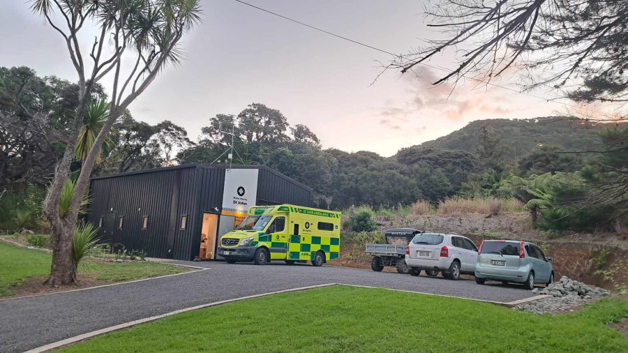 The Great Barrier Island Ambulance Station in Tryphena. Photo / Supplied