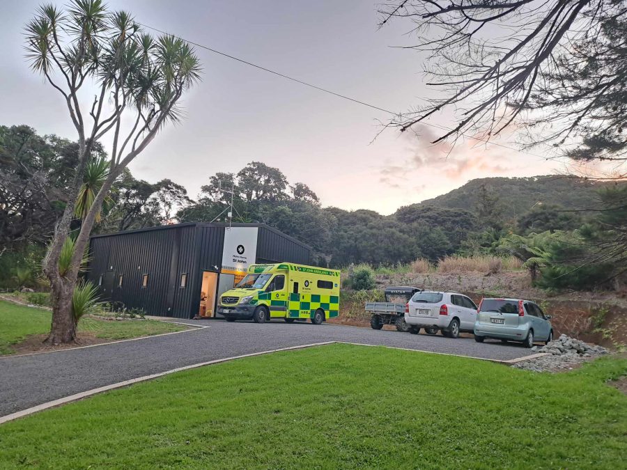 The Great Barrier Island Ambulance Station in Tryphena. Photo / Supplied