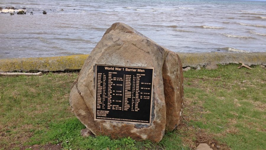 Rock of Remembrance: Great Barrier's WWI Legacy at Tryphena. Photo / NZ History