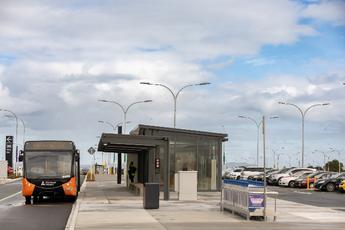 New Park & Ride: The Puhinui Road facility eases congestion for Auckland Airport travellers from the south. Photo / Supplied