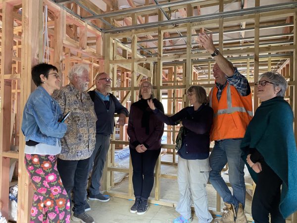 Health Trustees on a recent site inspection of the new Community Health Centre wing. Photo / GBICHT