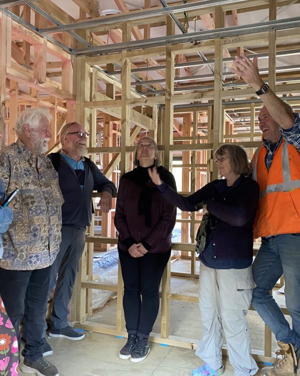Health Trustees on a recent site inspection of the new Community Health Centre wing. Photo / GBICHT