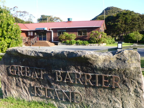 The Auckland Council service centre and local board office in Claris—hub of local decision-making on Great Barrier Island. Photo / Auckland Council