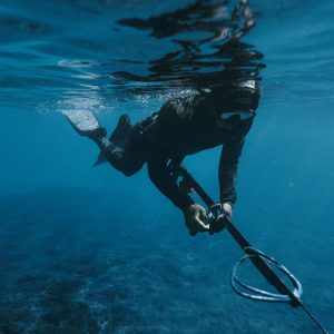 Spearfishing. Photo / Daniel Torobekov