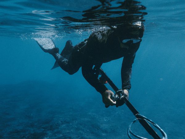 Spearfishing. Photo / Daniel Torobekov