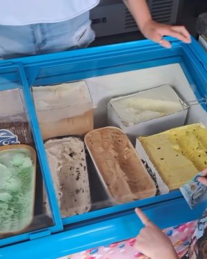 Crowds turned out for the opening of Mumma Wenz Ice Cream, with locals calling it a sweet new addition to summer on the Barrier.