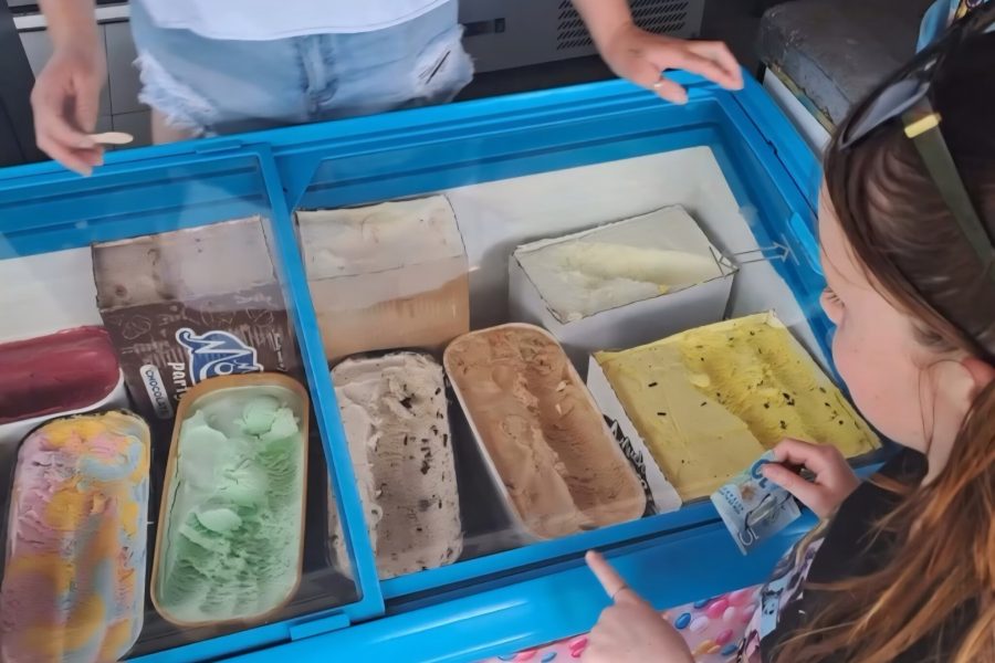 Crowds turned out for the opening of Mumma Wenz Ice Cream, with locals calling it a sweet new addition to summer on the Barrier.